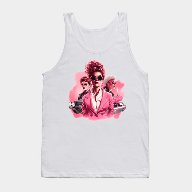 Rise Of The Pink Ladies Tank Top by Acid_rain